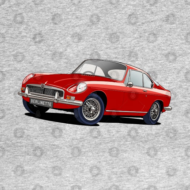 MGB Berlinette Coupe in Red by Webazoot